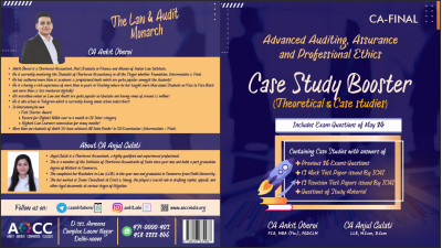 ADVANCED AUDITING, ASSURANCE & PROFESIONAL ETHICS - CASE STUDY BOOSTER - CA FINAL B&W MAY 2025/NOV 2025